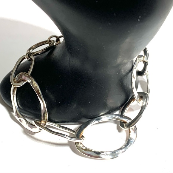 Chloe + Isabel Jewelry - 5/$35 Chloe + Isabel Bracelet Hammered Open Circles Ovals Silver Tone Toggle